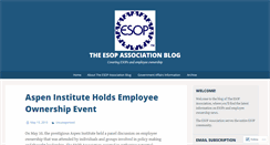 Desktop Screenshot of esopassociationblog.org